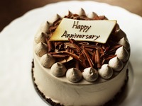 ★Please order with meals.★【Anniversary B (Chocolate cake 12cm)】3,400 yen