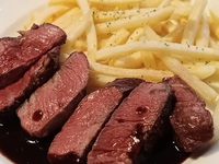 3月2９日は肉の日限定コース 選べる前菜と前菜とアンガス牛のステックフリット200g