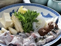 ☆国産☆虎ふぐコースふぐコース【参】　ふぐ刺特大皿、白子料理やふぐちり鍋など♪　■ ひれ酒一杯付き■