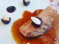 Locavore: Korean Beef and Tomme cheese in a carpaccio