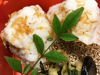 自家製ちりめん山椒のおむすび