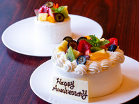 アニバーサリーケーキ　【直径15cm￥3,630】