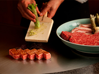 3/1～31【WEB割＋平日1ドリンク付】【黒毛和牛＋有東木山葵】葵コース