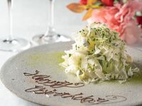 乾杯ドリンク・デザートプレート付き　アニバーサリーランチ会席　７品　3800円（税込）