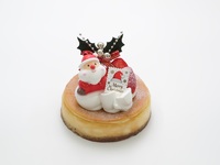 ⑦プレミアムチーズケーキXmasデコ12cm