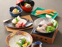限定会席　蟹・ふぐ・和牛堪能会席