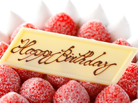 メッセージプレート（ホールケーキ用）￥540