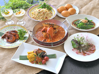 【Dinner】チリクラブディナーコース　全７品