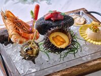 【ディナー】Seasonal course 生うにフラン含むシーフードプラッターなど全7品＋季節のフルーツシャンパン（土日・祝）