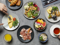 【モーニング】全70種の和洋多彩なメニューを取り揃えるビュッフェ