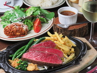 【ランチ】Eセット◆黒毛和牛A4ランク「特選和牛」ステーキ〈全4品〉