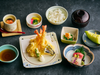 [Dinner] Tempura set meal