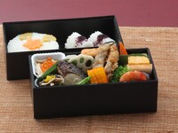秋の焼き魚会席二段弁当