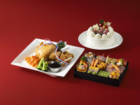 【一般】　オードヴル + ローストチキン + クリスマスケーキ（5号）　【銀行振込決済用】