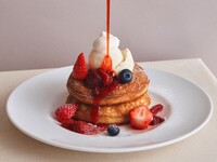 ドリンクセット / ベリーとクリームチーズのパンケーキ