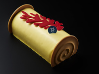 【TAKEOUT-PIERRE HERMÉ PARIS-Noël Pâtisserie 2025】 ビュッシュ セレナ(約17cm) ¥7,884