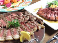 3時間飲み放題付き【全5皿】A5ランク黒毛和牛『最高級』仙台牛・ブラックアンガス牛【Tボーンステーキ】のWメイン　￥6,000