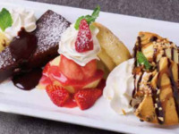 （有料）大人のお客様におすすめ！！お誕生日、記念日でのご利用のお客様（事前予約で）記念写真と 3種のデザート盛り合わせ贈呈