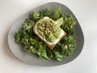 Avocado whey toast 
