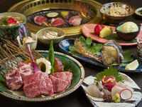 Charcoal-grilled course - shinkousen -