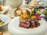 個室確約【桔梗】慶事ランチ会席９品　6500円（税込）