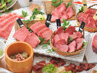 大判の熟成和牛サーロインのやきすき〜奥久慈卵〜スタンダードコース　【18品】