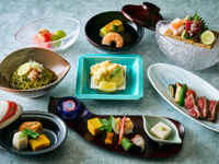 [Lunch] Seasonal Kaiseki Course - Abalone Tempura and Wagyu Steak Kaiseki Course (Saturdays, Sundays, and public holidays from August 2nd to August 31st, 2025)