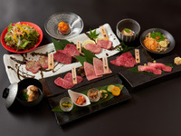 [Irodori Course] ◆2-hour course featuring snow-aged Wagyu beef, Yukhoe, Yakisuki, and more◆