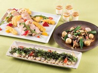 [Saturdays, Sundays, and public holidays dinner buffet for adults/120 minutes] All-you-can-eat options include the popular cotton candy time for children, beef loin steak, and freshly fried tempura!