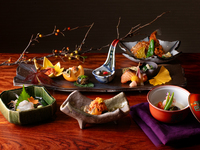 【ランチ&ディナー呉竹 忘新年会プラン】季節の会席+フリードリンク（120分）