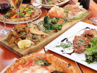 《アダッキオプラン》120分飲み放題付！ピッツァ2種・パスタ・肉料理等