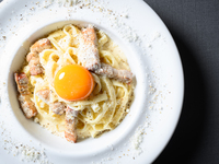 [Homemade Hokkaido pasta lunch course] Salad and bread included