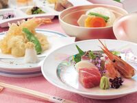 【窓際確約】季節の彩(いろどり)会席+グラススパークリングワイン