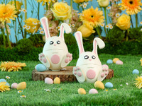 Easter Bunny Chocolate Figurine