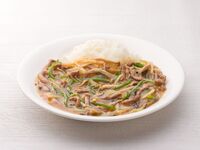 【アラカルト】76.牛肉入りあんかけご飯　小盆