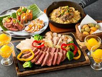 MODIS確約【肉三昧コース】3時間／OPEN～20時までスタート限定／肉づくしのコース料理＋飲み放題＋室料込み