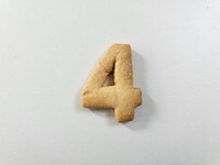 数字クッキー『４』