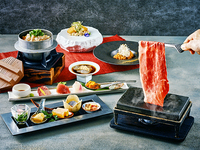 [Hana Course] A luxurious premium dinner featuring dishes such as "Sea urchin, salmon roe, and abalone," "6-second grilled lean black wagyu beef," and "Genuine snow crab rice pot"