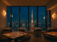 [Dinner] Window-Side Table with Tokyo Tower View (Limited to 4 Groups Per Day)