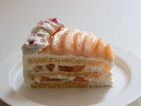Peach shortcake