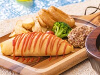 ★Up to 12 years old★ [Lunch] Kids Omelette Rice Set