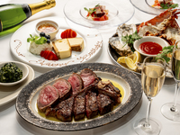[Lunch/Dinner] Anniversary Emperor Steak Course (with champagne toast and special dessert)