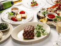 [Lunch/Dinner] Anniversary fillet steak course (with champagne toast and special dessert)