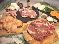【ステーキ肉付きBBQセット（器材レンタル付き・施設利用1デイ）】