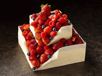 Noel Fraise (Two-tiered 20cm & 12cm square)