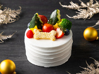 Dog Christmas Cake (12cm diameter)