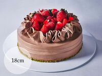 18cmチョコレートクリーム／ショートケーキ アニヴェルセル