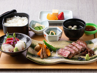 「国産牛焼御膳」※テーブルチェック限定！乾杯用1ドリンク付き