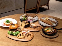 Choose from 7 seasonal main dishes, including our signature galettes ~ Salads, appetizers, soups, soft drinks and desserts are served buffet style ~