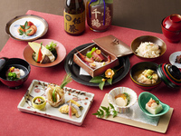 【忘新年会プラン　2025－2026】加賀懐石＋フリードリンク（2時間制）＋「集」全8品（ホール席限定）